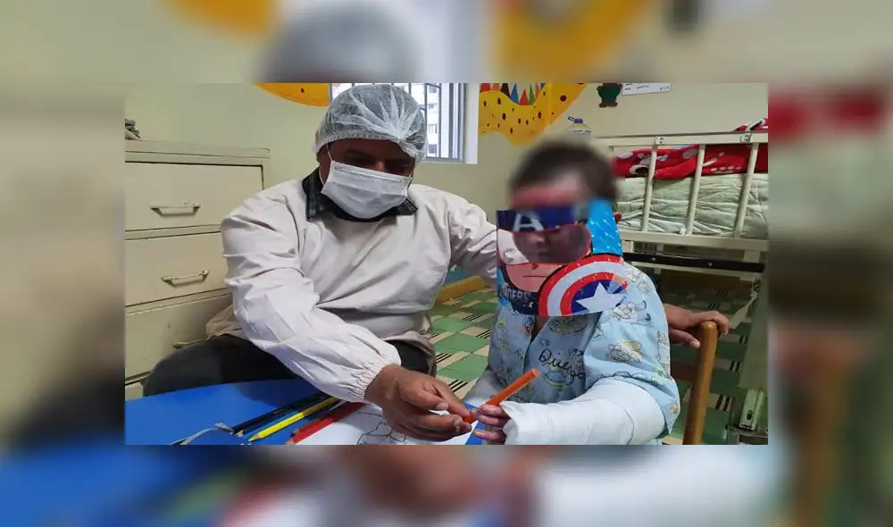 Durante el tiempo que estuvo internado, el pequeño Sergio recibió la atención permanente de un equipo multidisciplinario. (Foto: INSN Breña) Durante el tiempo que estuvo internado, el pequeño Sergio recibió la atención permanente de un equipo multidisciplinario. (Foto: INSN Breña)