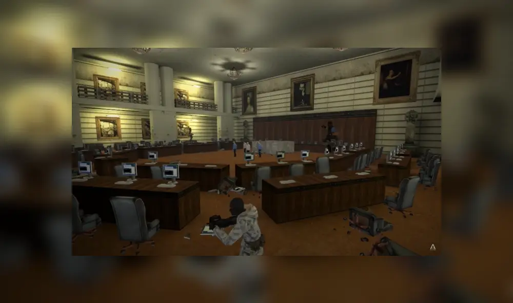 Los curules también son visibles.