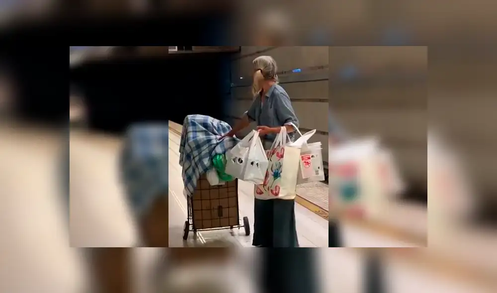 La mujer impresionó a todos los pasajeros, quienes quedaron impresionados con su imponente voz