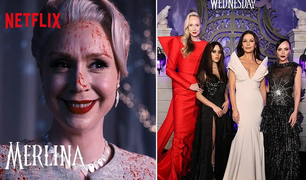 "Merlina" ha roto el récord de "Stranger things" y es ahora una de las series más vistas en la historia de la plataforma. Foto: composición LR/Netflix/The Hollywood Reporter "Merlina" ha roto el récord de "Stranger things" y es ahora una de las series más vistas en la historia de la plataforma. Foto: composición LR/Netflix/The Hollywood Reporter