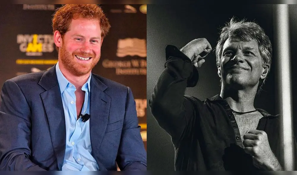 El príncipe Harry anuncia encuentro con Jon Bon Jovi a su regreso a Reino Unido