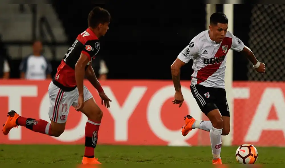 River Plate rescató agónico punto en su visita a Flamengo por la Copa Libertadores [GOLES]