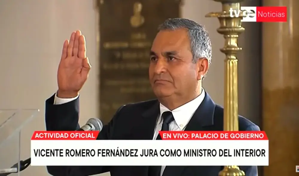 Vicente Romero Foto: captura de TV Perú