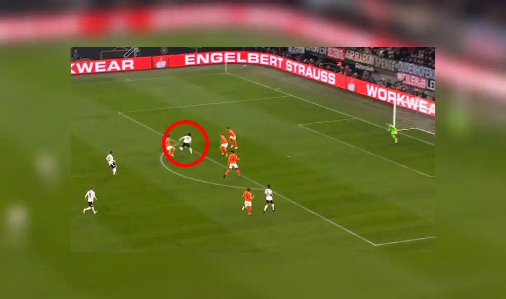 Alemania vs Holanda EN VIVO: Leroy Sané amagó y se tomó su tiempo para el 2-0 [VIDEO] 