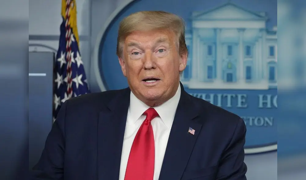 Donald Trump, presidente de Estados Unidos, en conferencia en la Casa Blanca. Foto: AFP. Donald Trump, presidente de Estados Unidos, en conferencia en la Casa Blanca. Foto: AFP.