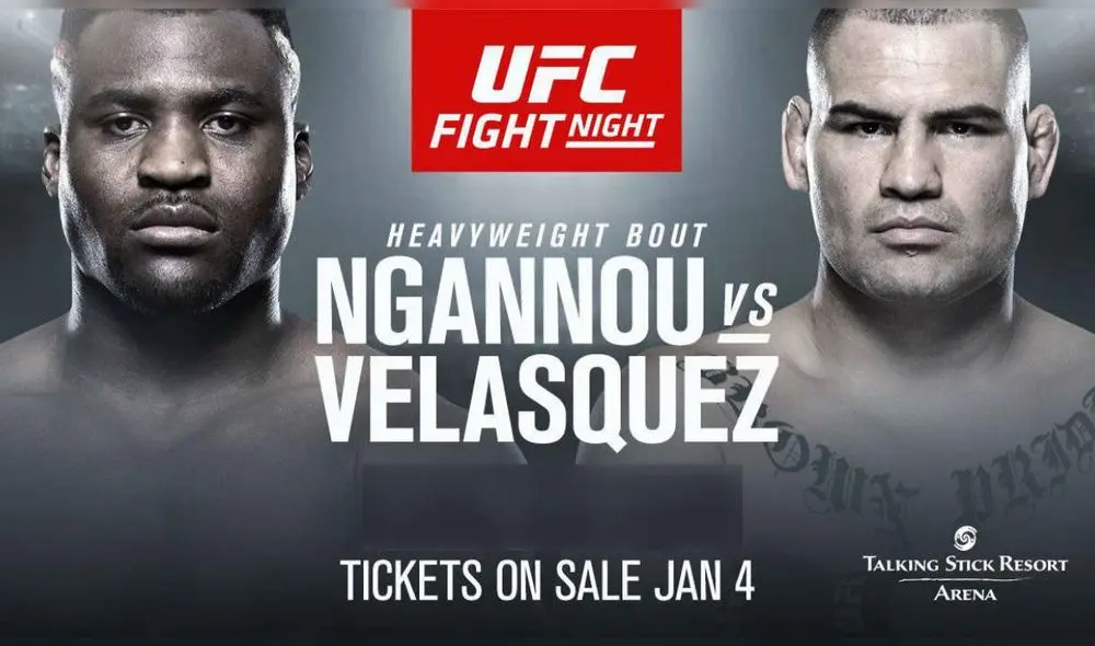 UFC Fight Night: Francis Ngannou destruyó a Cain Velasquez en 26 segundos [RESUMEN]