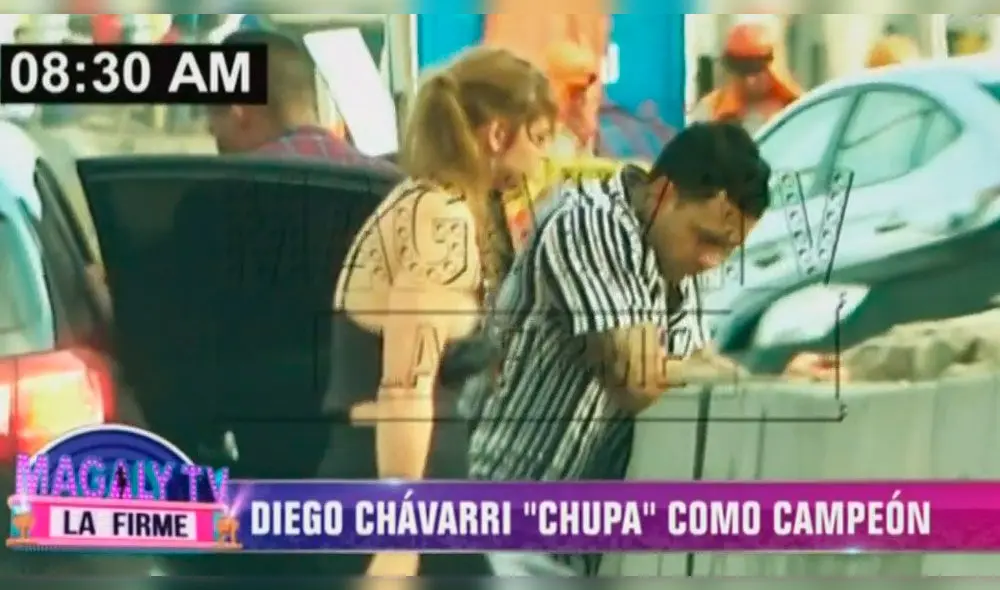 Diego Chávarri es captado en presunto estado de ebriedad Foto: captura Diego Chávarri es captado en presunto estado de ebriedad Foto: captura