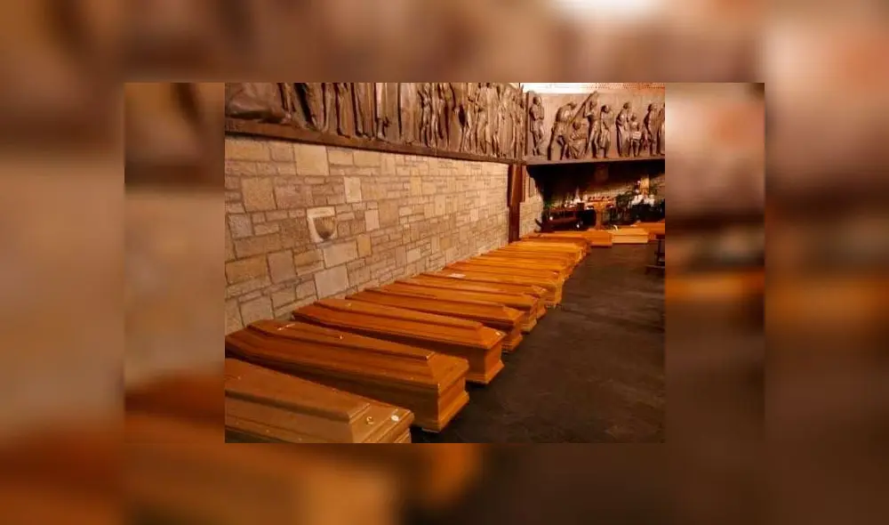 Trasladan ataúdes con decenas de muertos con coronavirus tras colapso de cementerio [VIDEO] 