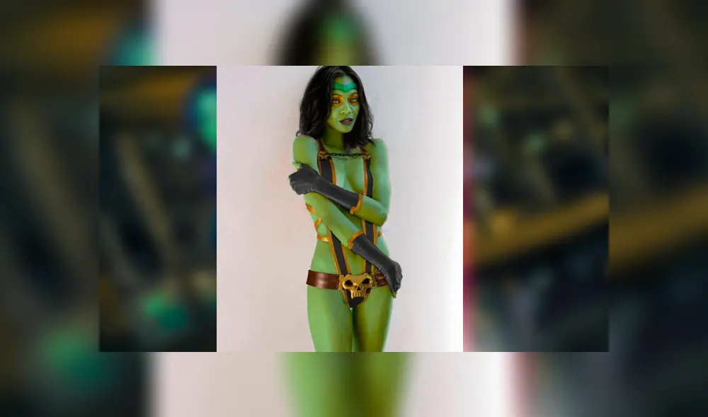 Instagram: fan de Zoe Saldaña afirma que es más sexy que ella y luce atrevido cosplay de Gamora [FOTOS] 