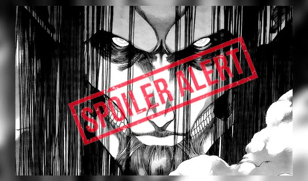 Shingeki no kyojin manga 130. Créditos: composición/Hajime Isayama Shingeki no kyojin manga 130. Créditos: composición/Hajime Isayama