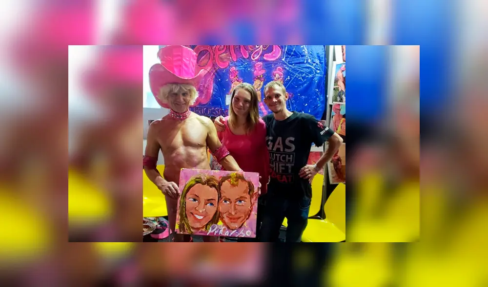 Pinta cuadros con su miembro viril y nalgas: resultado deja sin palabras [VIDEOS]