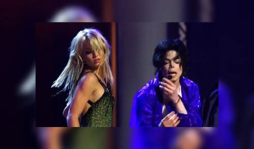 Michael Jackson y Britney Spears