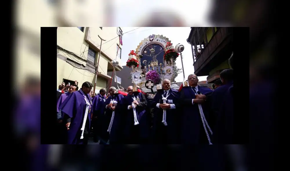 Todo listo para el recorrido del Señor de los Milagros 