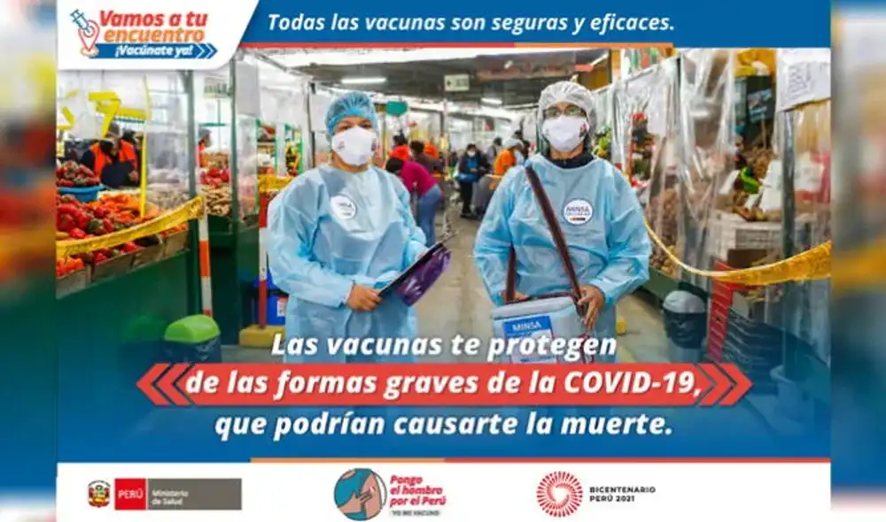 Las vacunas aprobadas proporcionan una excelente protección contra la variante delta. Foto: Minsa Las vacunas aprobadas proporcionan una excelente protección contra la variante delta. Foto: Minsa