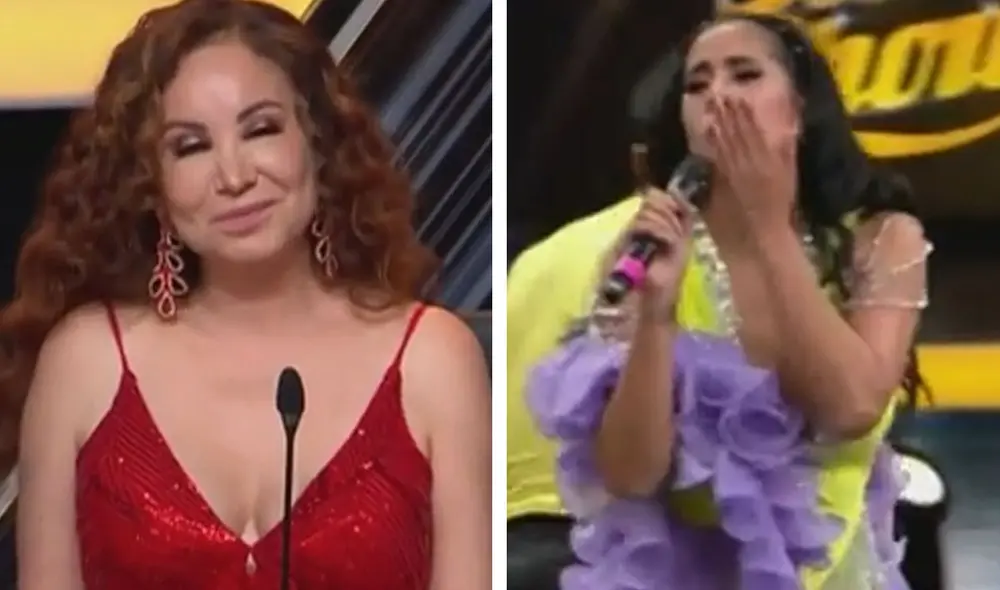 Melissa Paredes y Janet Barboza fueron compañeras en "América hoy". Foto: captura América TV Melissa Paredes y Janet Barboza fueron compañeras en "América hoy". Foto: captura América TV