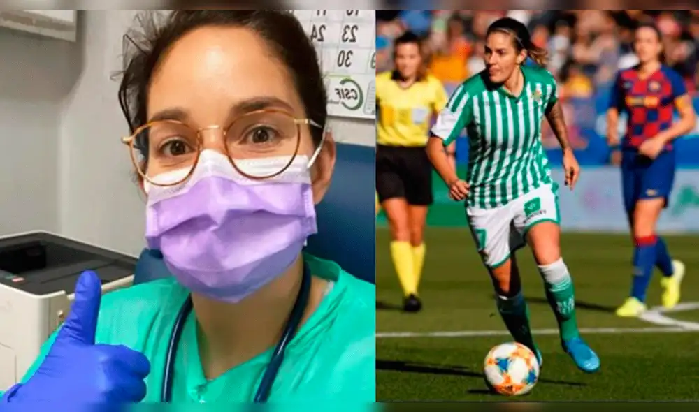Real Betis: Ana María Romero la delantera que ejerce su profesión en medicina para atender a los pacientes de coronavirus. Real Betis: Ana María Romero la delantera que ejerce su profesión en medicina para atender a los pacientes de coronavirus.