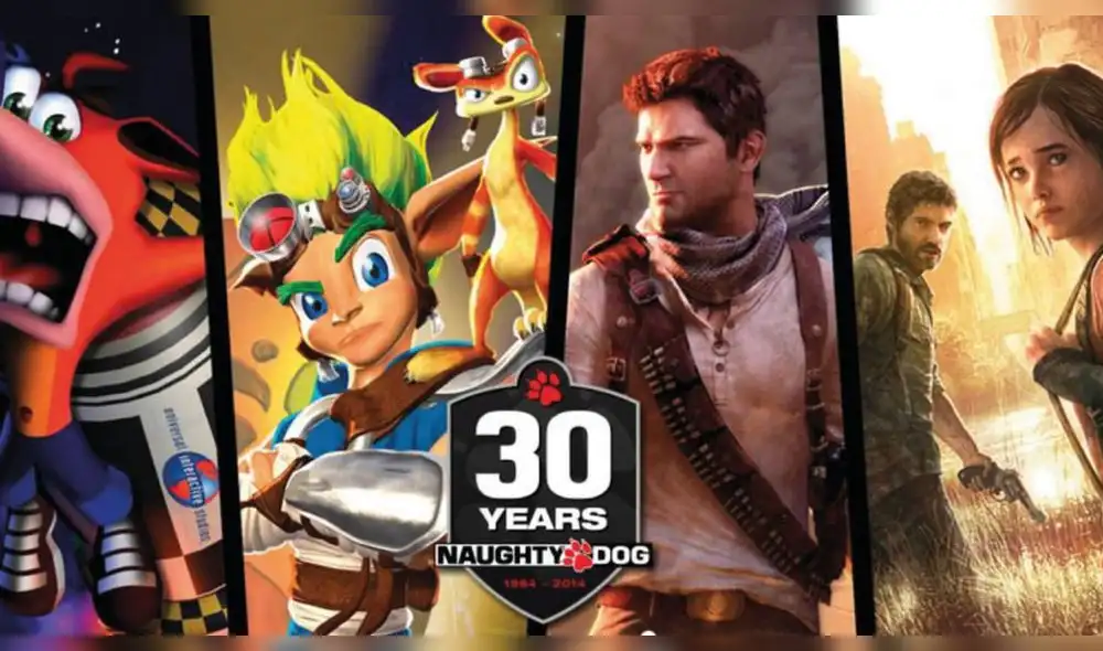 Portada del 30 aniversario de Naughty Dog. Foto: lanacion