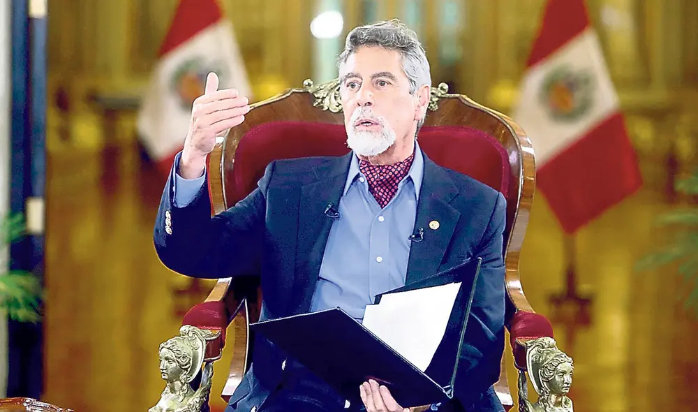 Presidente. "Creo que Sagasti es alguien bien intencionado". Foto: difusión