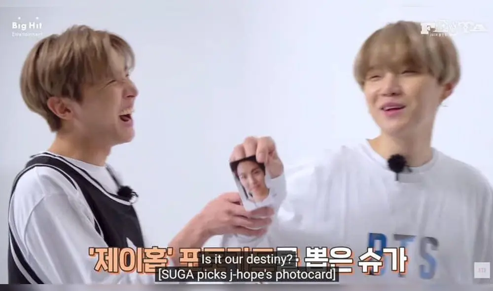 Desliza para ver más de Suga y J-Hope Foto: Captura/Bangtan TV