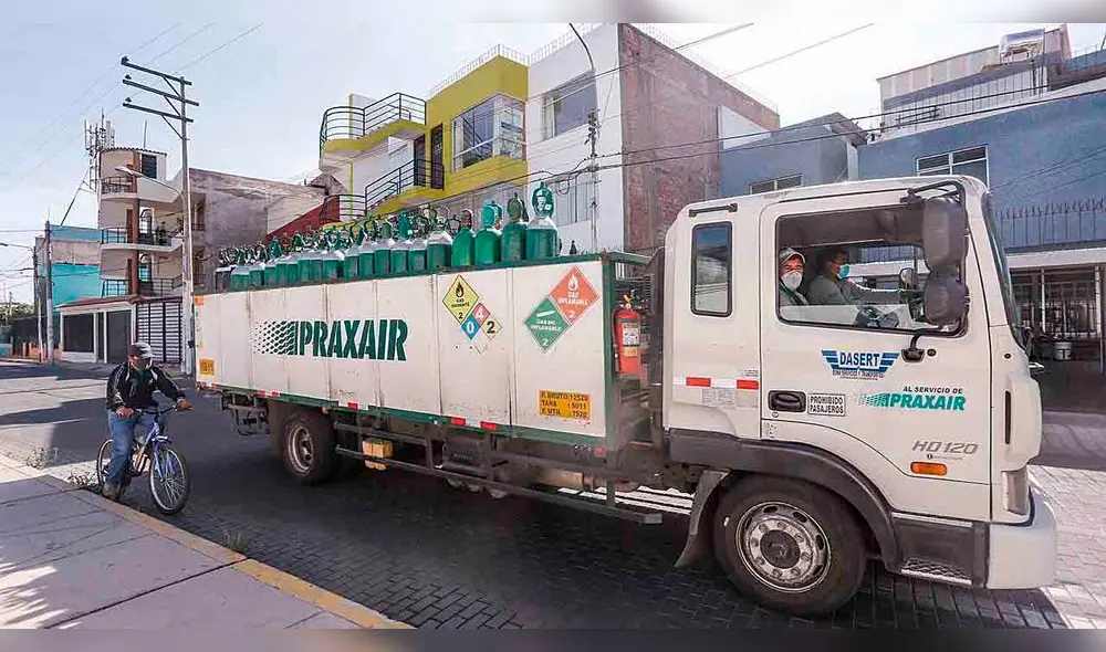 Proveedor. Praxair da oxígeno a hospitales de Arequipa. Proveedor. Praxair da oxígeno a hospitales de Arequipa.