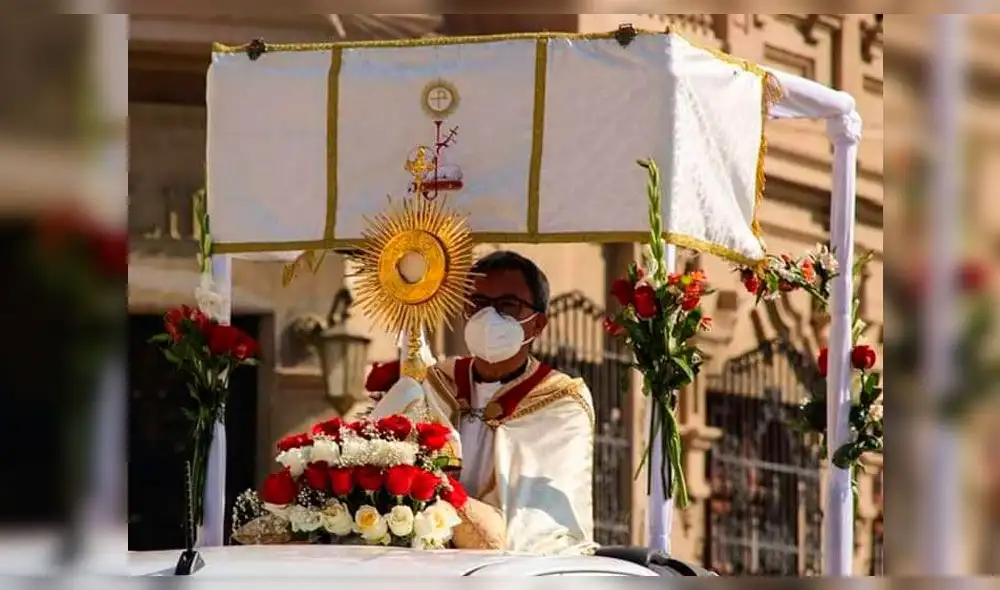 Párroco de Lambayeque había adoptado las medidas de protección. Foto: Conteni2 Párroco de Lambayeque había adoptado las medidas de protección. Foto: Conteni2