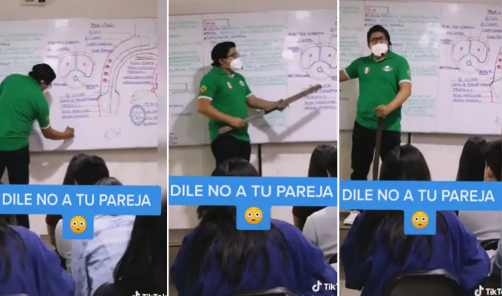 Miles de usuarios no han parado de reír con este docente. Foto: composición LR/TikTok/@academiageunicaperu Miles de usuarios no han parado de reír con este docente. Foto: composición LR/TikTok/@academiageunicaperu