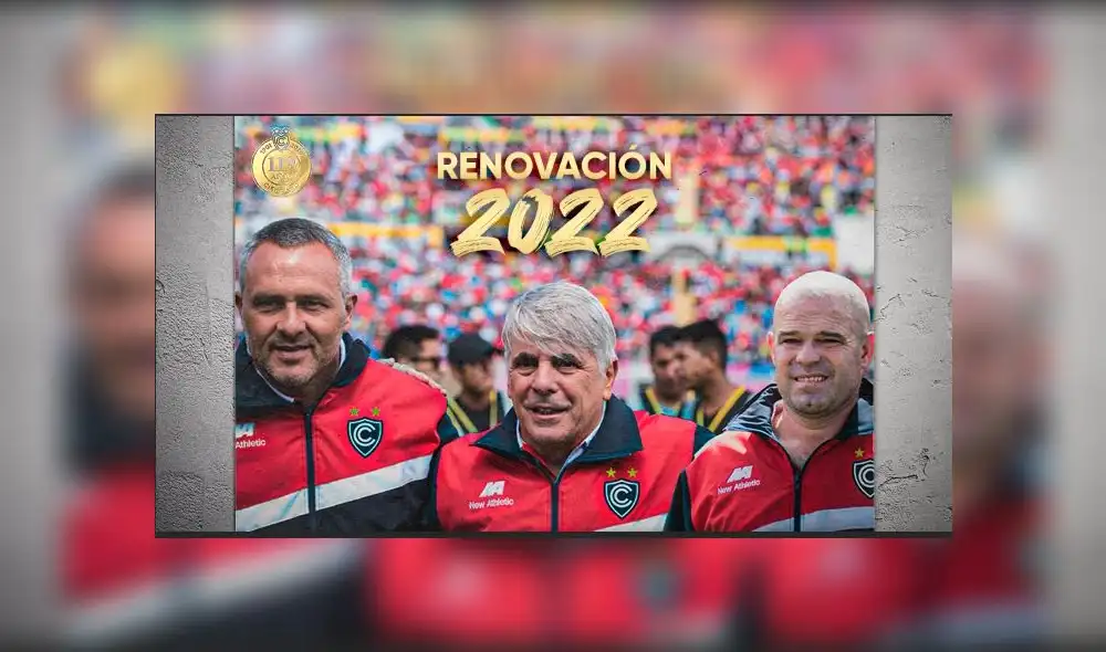 Cienciano del Cusco continuará siendo dirigido por Marcelo Grioni y su comando técnico hasta el 2022. Cienciano del Cusco continuará siendo dirigido por Marcelo Grioni y su comando técnico hasta el 2022.