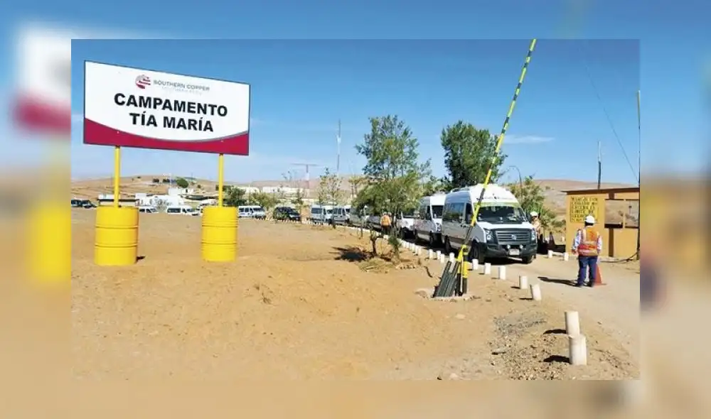 El proyecto Tía María está ubicado en Arequipa. El proyecto Tía María está ubicado en Arequipa.