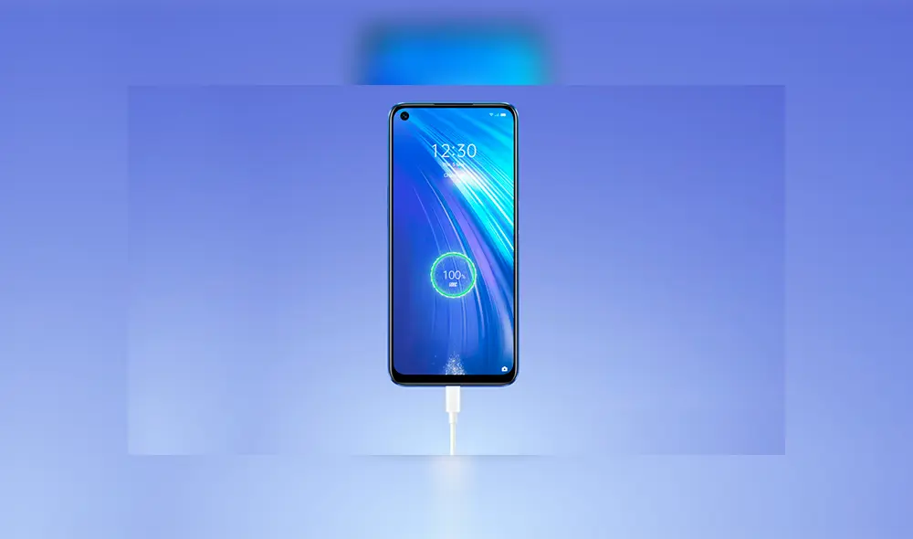 El Realme 6 tiene una batería de 4,300 mAh con soporte para carga rápida de 30W.