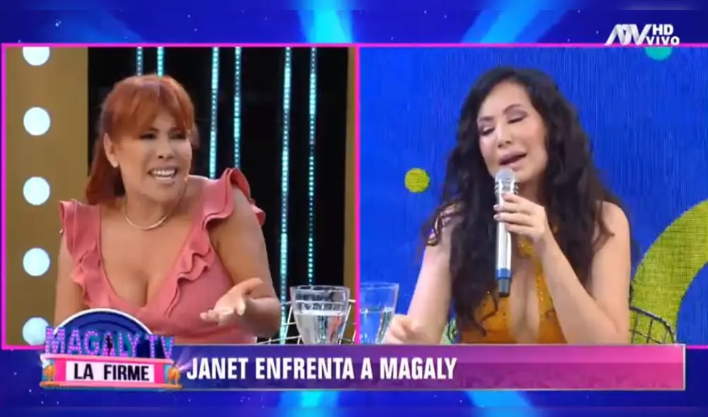 Magaly Medina y Janet Barboza tienen altercado en programa en vivo Magaly Medina y Janet Barboza tienen altercado en programa en vivo