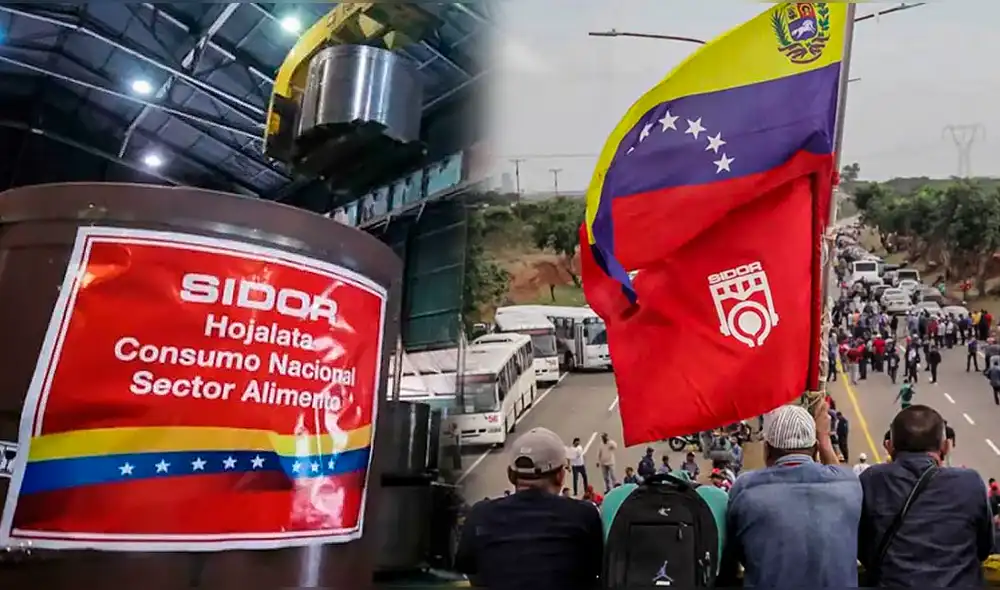 El 2023 iniciar con manifestaciones en contra de la empresa estatal SIDOR. Foto: composición LR/El Pitazo.