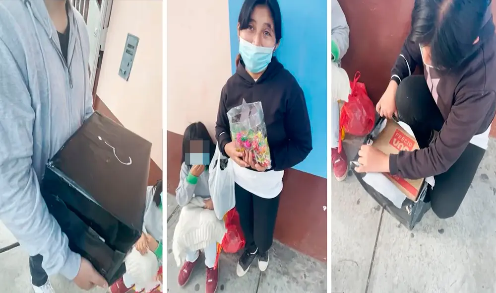 Él recorrió diferentes calles de Trujillo para ver si alguien se sumaba a su noble causa, pero no tuvo suerte hasta que se cruzó con una ambulante. Foto: composición LR/TikTok/@lenerfb Él recorrió diferentes calles de Trujillo para ver si alguien se sumaba a su noble causa, pero no tuvo suerte hasta que se cruzó con una ambulante. Foto: composición LR/TikTok/@lenerfb