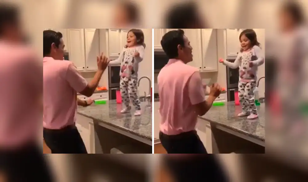 Facebook viral: madre vuelve a casa y ve a su esposo e hija en una enternecedora escena [VIDEO]