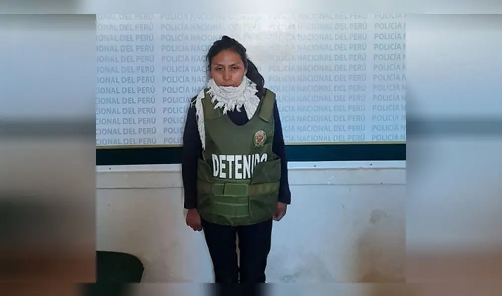 Yesenia Elizabeth Quispe Vallejo, fue detenida por la Policía de Yunguyo.