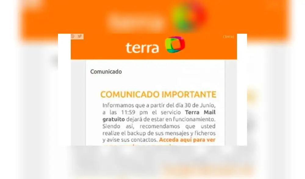 Terra: el portal precursor de las webs cerró todos sus servicios