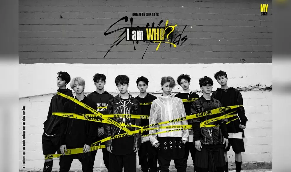 Imagen promocional de I am WHO de Stray Kids. Imagen promocional de I am WHO de Stray Kids.