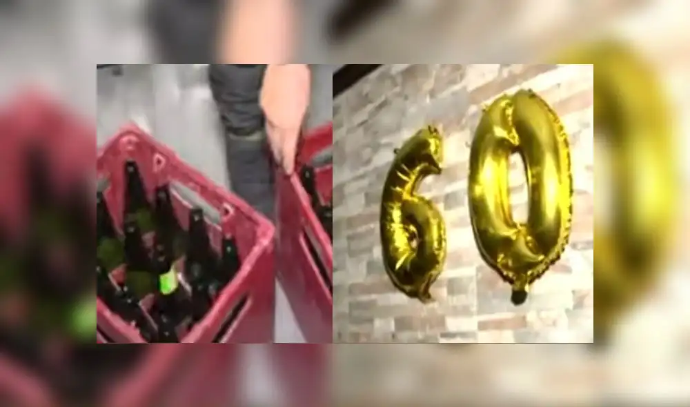 Familia se encontraba tomando licor en pleno toque de queda. Vecinos denunciaron el hecho por la excesiva bulla. Créditos: TV Perú.