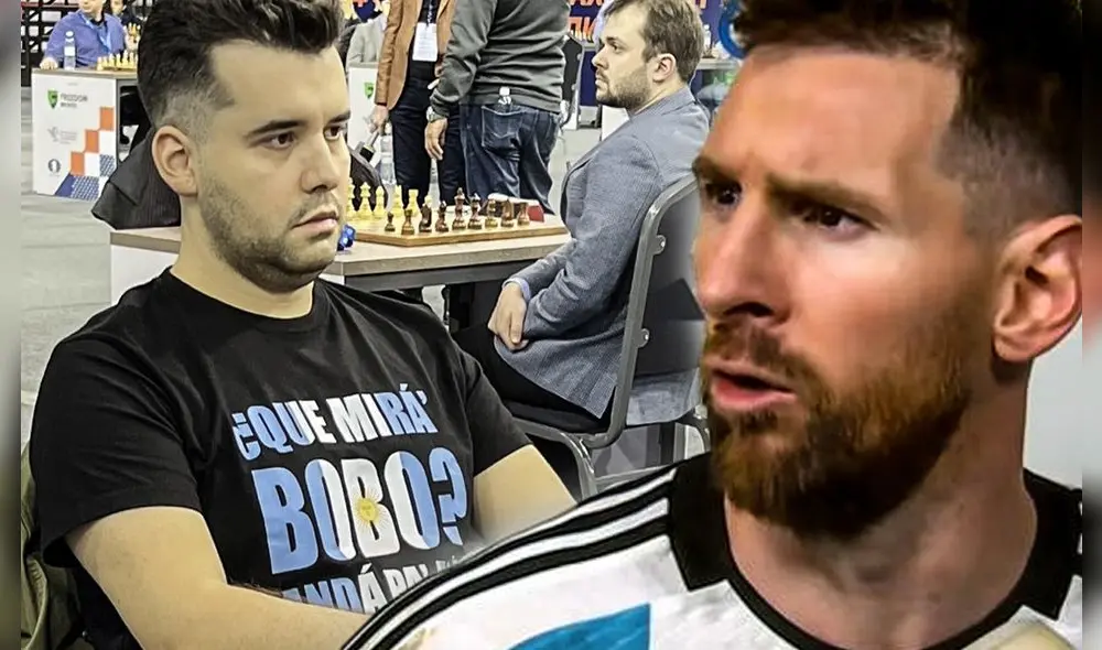 Lionel Messi popularizó la frase "¿Qué mirás, bobo?" durante el Mundial Qatar 2022. Foto: composición LR/TyC Sports/Twitter