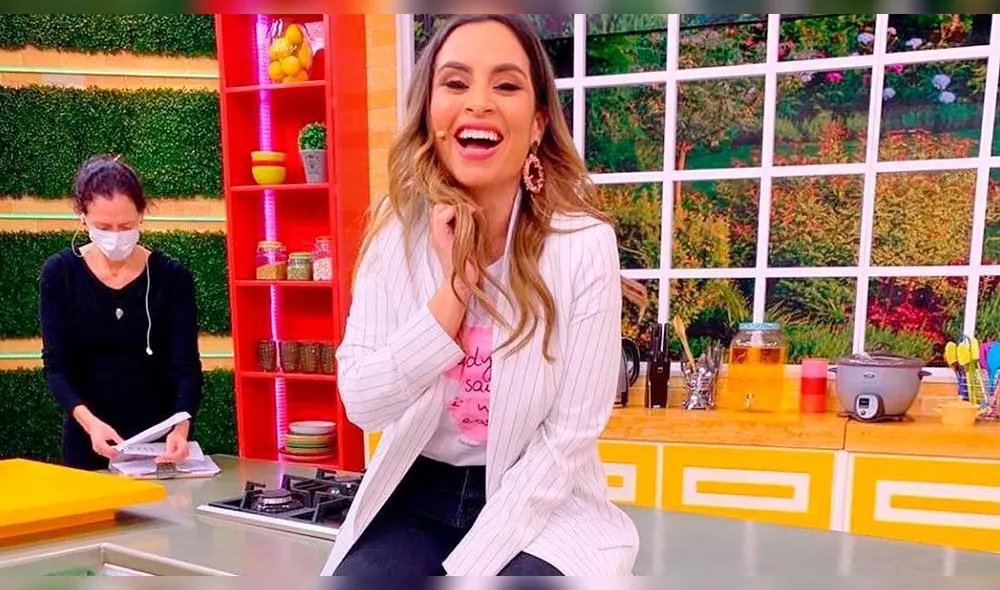 La hija de Gisela Valcárcel se llevó un gran susto cuando descendía de las empinadas escaleras. Foto: Ethel Pozo Instagram La hija de Gisela Valcárcel se llevó un gran susto cuando descendía de las empinadas escaleras. Foto: Ethel Pozo Instagram