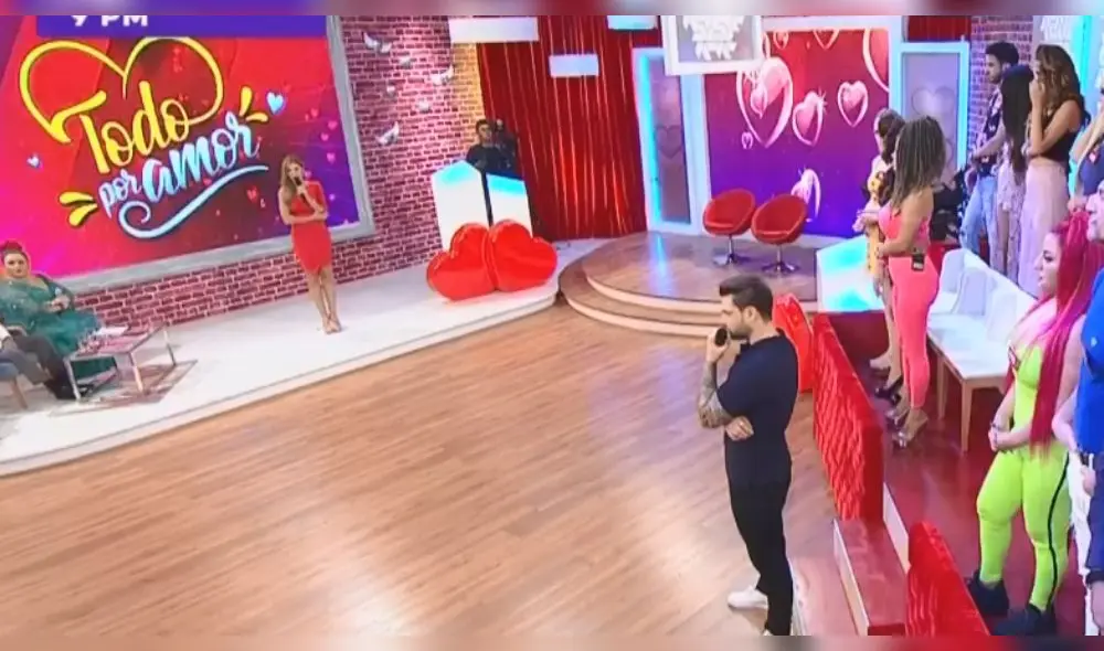 Karina Rivera y Nicola Porcella conductores de Todo por amor