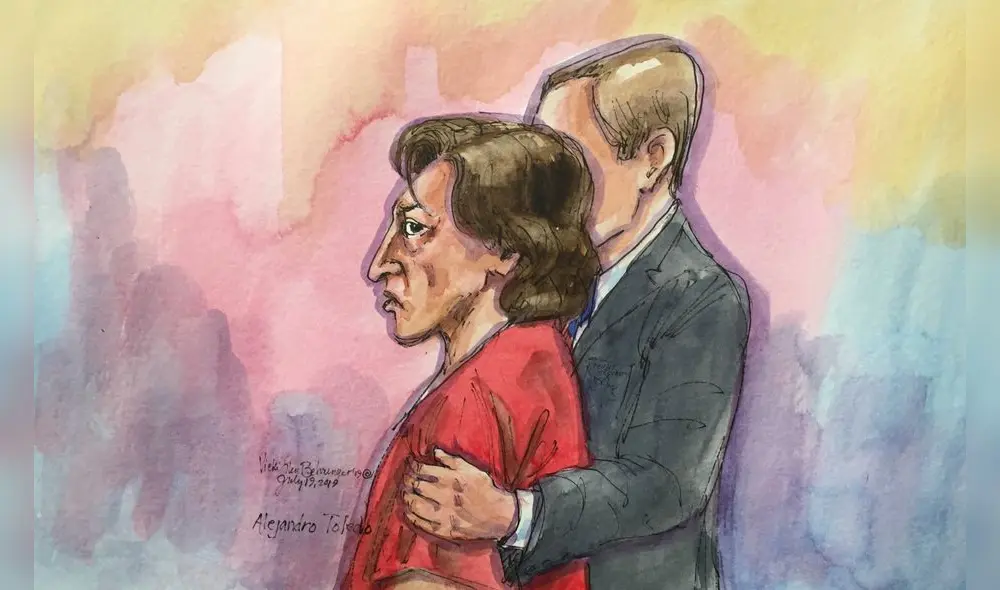 Alejandro Toledo no tenía “ninguna expresión en su rostro”, cuenta ilustradora Alejandro Toledo no tenía “ninguna expresión en su rostro”, cuenta ilustradora