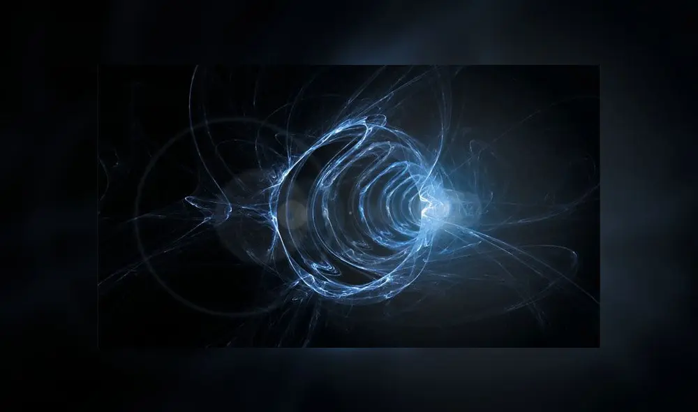 Representación de un agujero de gusano, una estructura hipotética diferente a un túnel cuántico. Fuente: ESO.