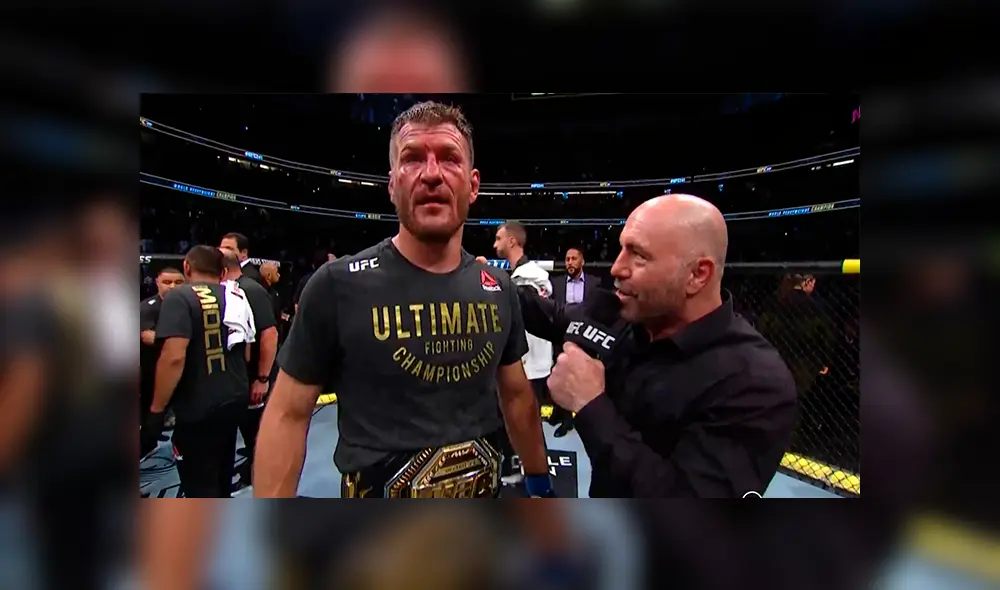 Miocic se convierte en el cuartopeleador en la historia del UFC, en pesos pesados, en recuperar el título. (Foto: Captura BT Sport)