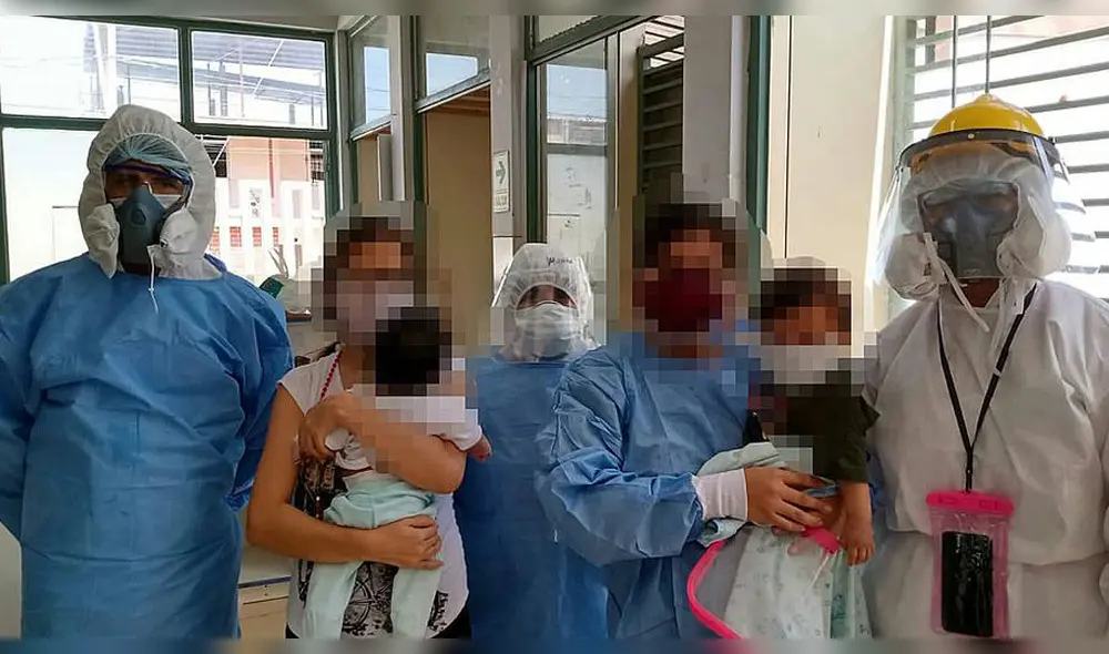 La oportuna atención logró salvar la vida de las menores.