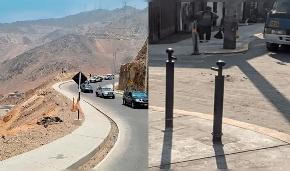 La nueva vía Pasamayito fue víctima de la delincuencia. Foto: composición / LR / Facebook