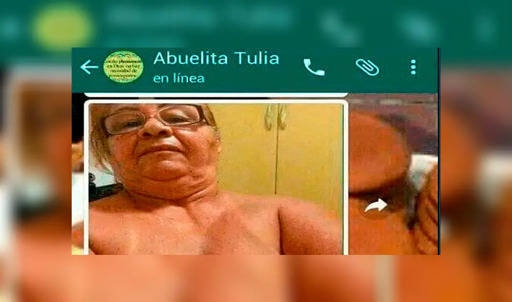 WhatsApp: Abuela envía, por error, fotos íntimas a su nieto [FOTOS] 