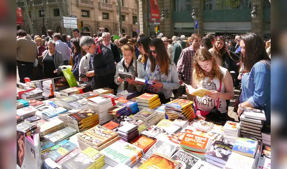 Día del libro en España. Foto: Internet.
