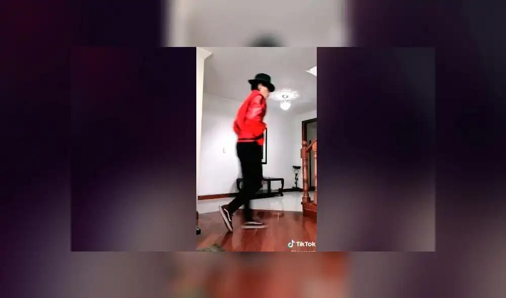 Desliza las imágenes para ver la increíble coreografía que hizo este talentoso joven peruano al ritmo de Michael Jackson. Foto: Bruce Paz/TikTok