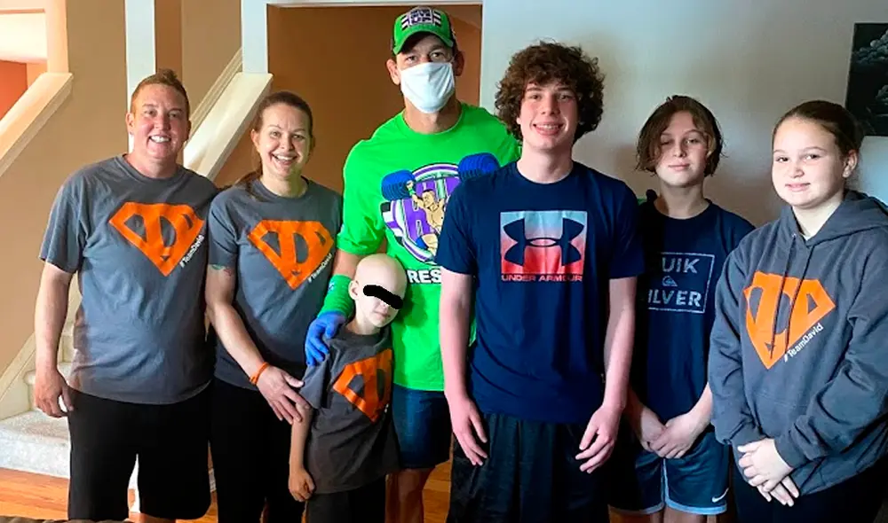 John Cena sorprendió a un niño con cáncer en plena pandemia de coronavirus. | Foto: WFLA-TV