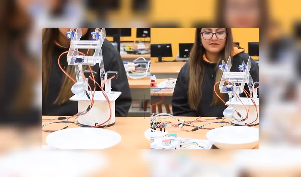 Joven crea brazo robótico que ayuda a comer a personas con discapacidad [VIDEO]